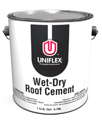 Wet-Dry Roof Cement